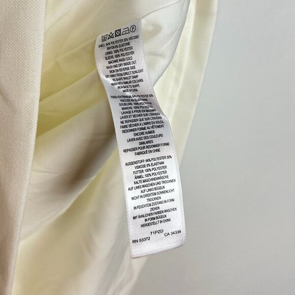 FRENCH CONNECTION Whisper Puff Sleeve Dress in Summer White Size US 8 - Picture 6 of 8